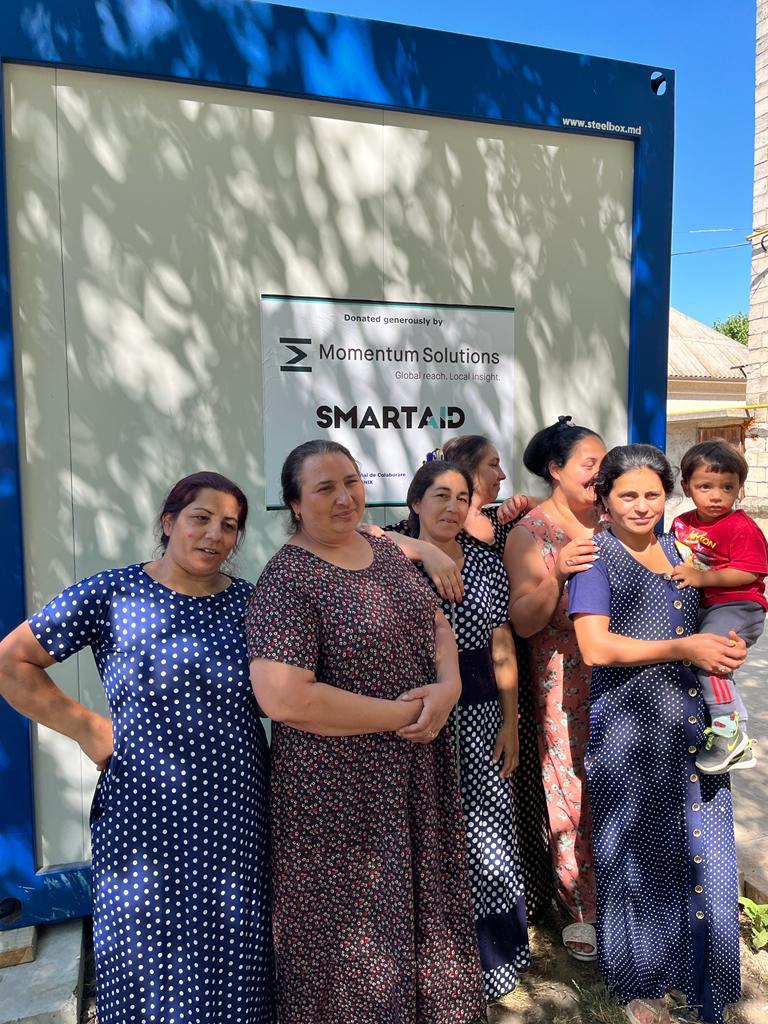 One-of-three-buildings-donated-by-Momentum-to-Ukrainian-Refugee-camps-in-Moldova